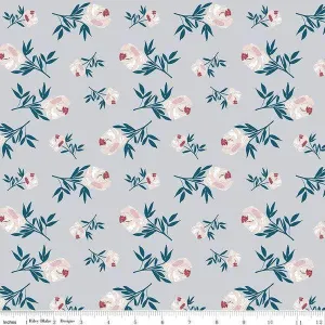 Riley Blake - Blooms & Bobbins - Blooms - Grey
