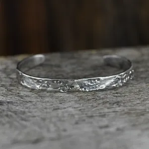 Rustic Sterling Silver Cuff