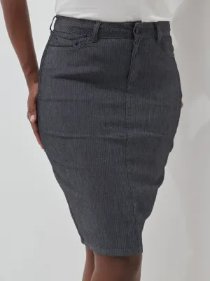 Safari Pencil Skirt - Bone