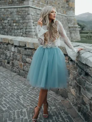 sage green 2 piece prom dresses short lace appliqué elegant cheap homecoming dresses vestido de graduacion