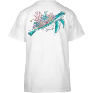 Salt Life Womens Turtle Flow SST