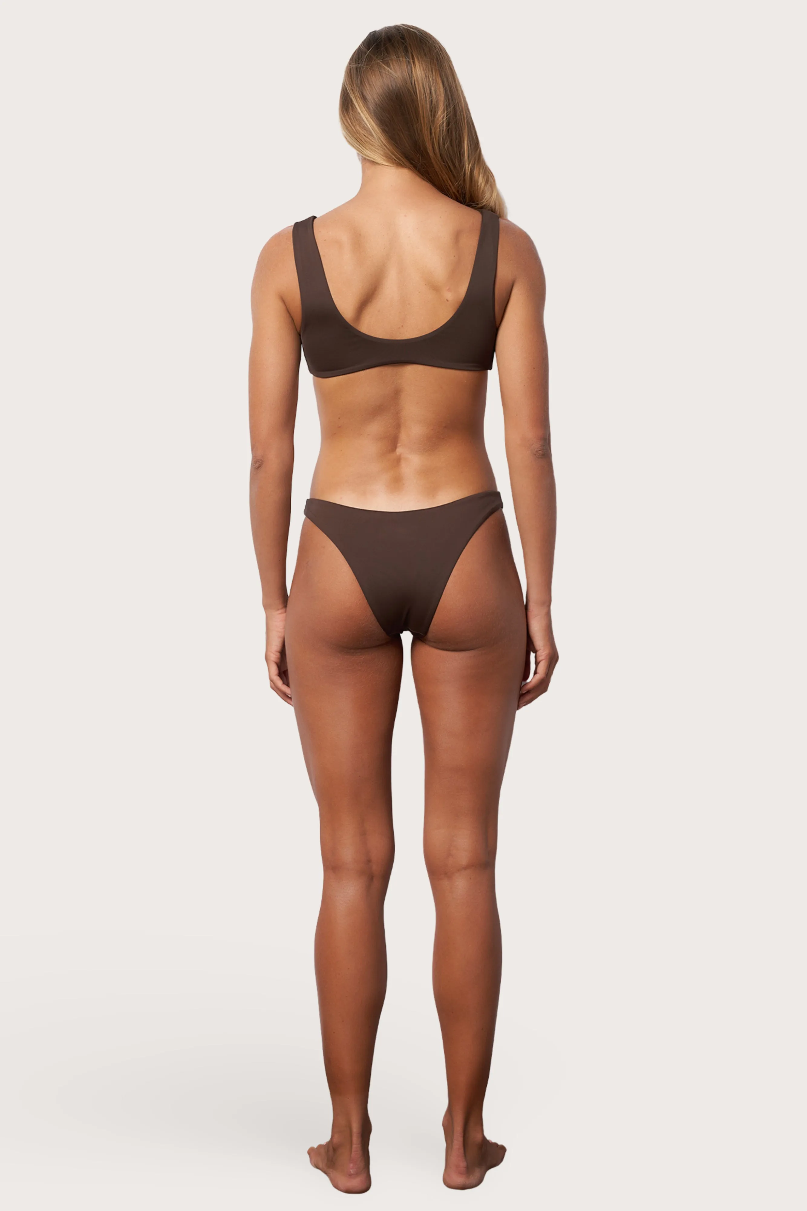 Scoop Bikini Top - Espresso