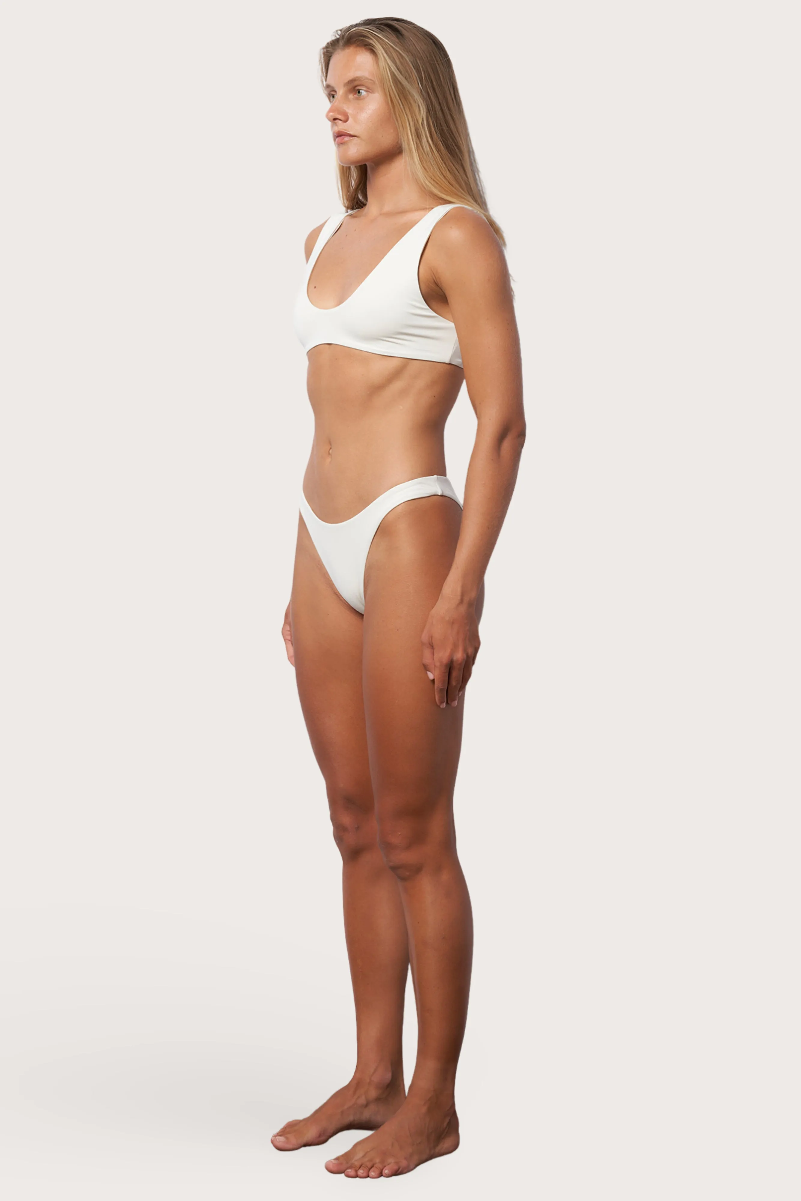 Scoop Bikini Top - Meringue
