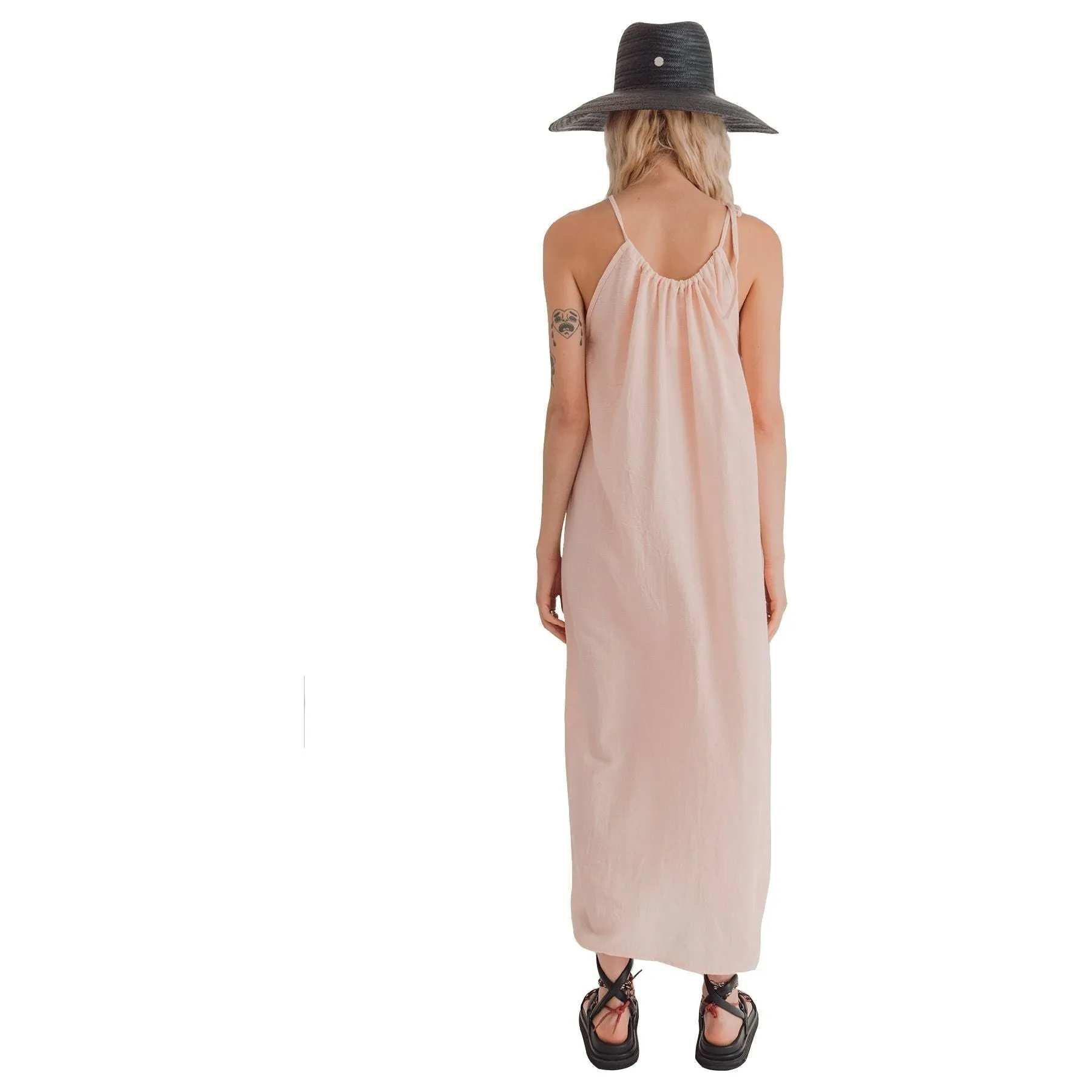 Sile Halter Dress, Blush