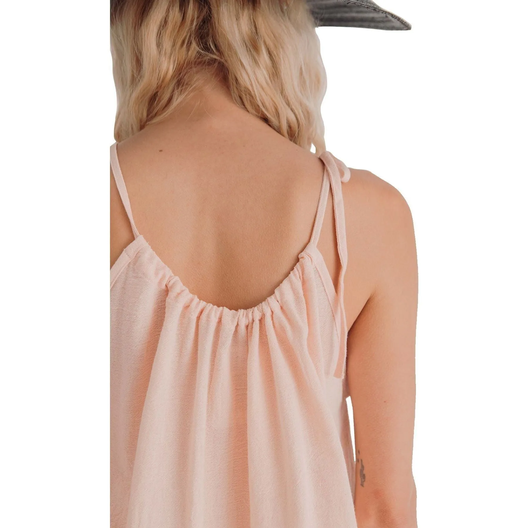 Sile Halter Dress, Blush