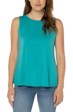Sleeveless Scoop Neck Tank