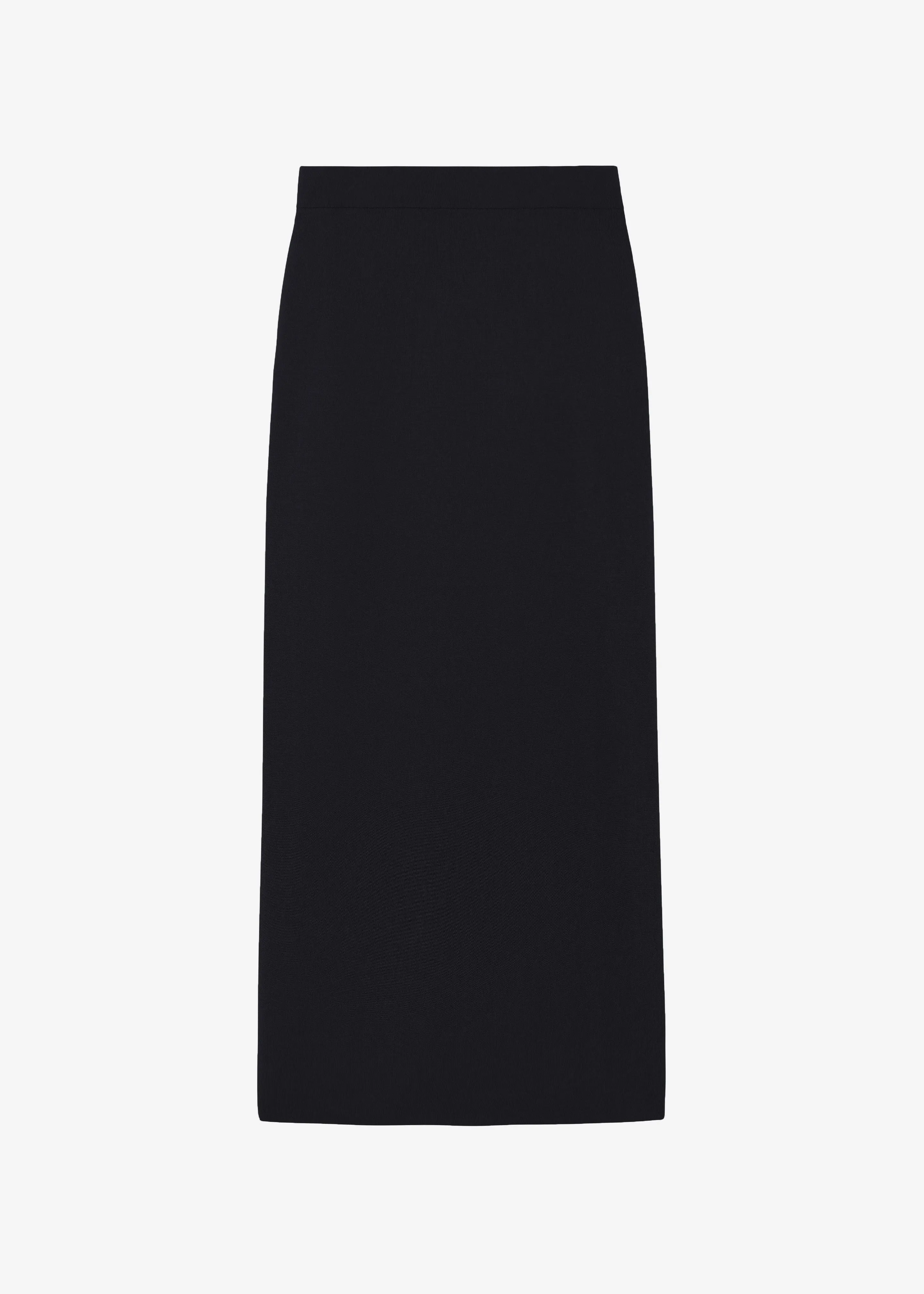 Solange Knit Pencil Skirt - Black