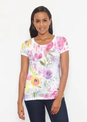 Spring Crush Pink (16061) ~ Signature Short Sleeve Scoop Shirt