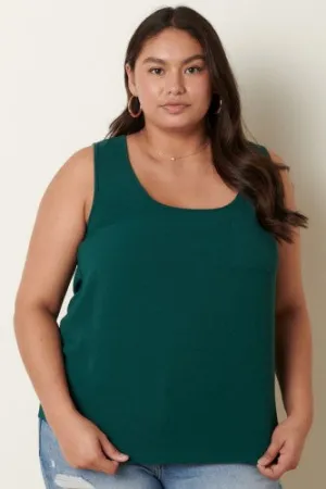 Spruce Scoop Neck Airflow Tank