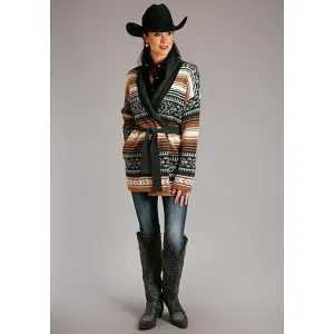 Stetson Rust Cardigan Sweater
