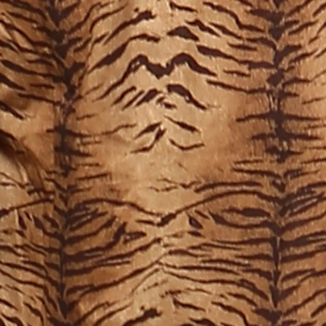 Suede Open Front Flyaway Jacket Cardigan Tiger Brown