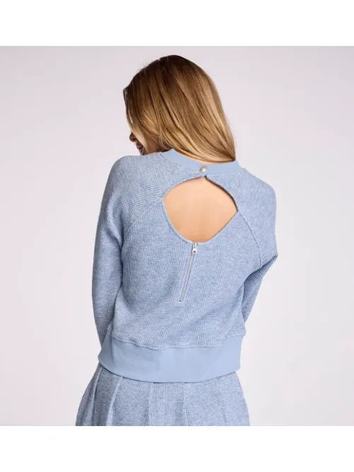 Sundays Dara Pullover in Blue Mist