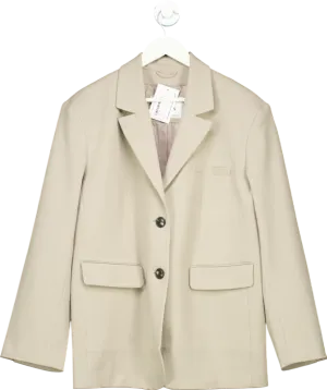 T/ALA Grey Everyday Tailoring Multiway Oversized Blazer UK S
