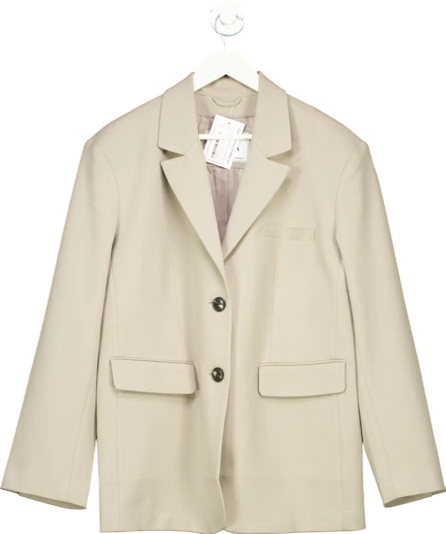 T/ALA Grey Everyday Tailoring Multiway Oversized Blazer UK S