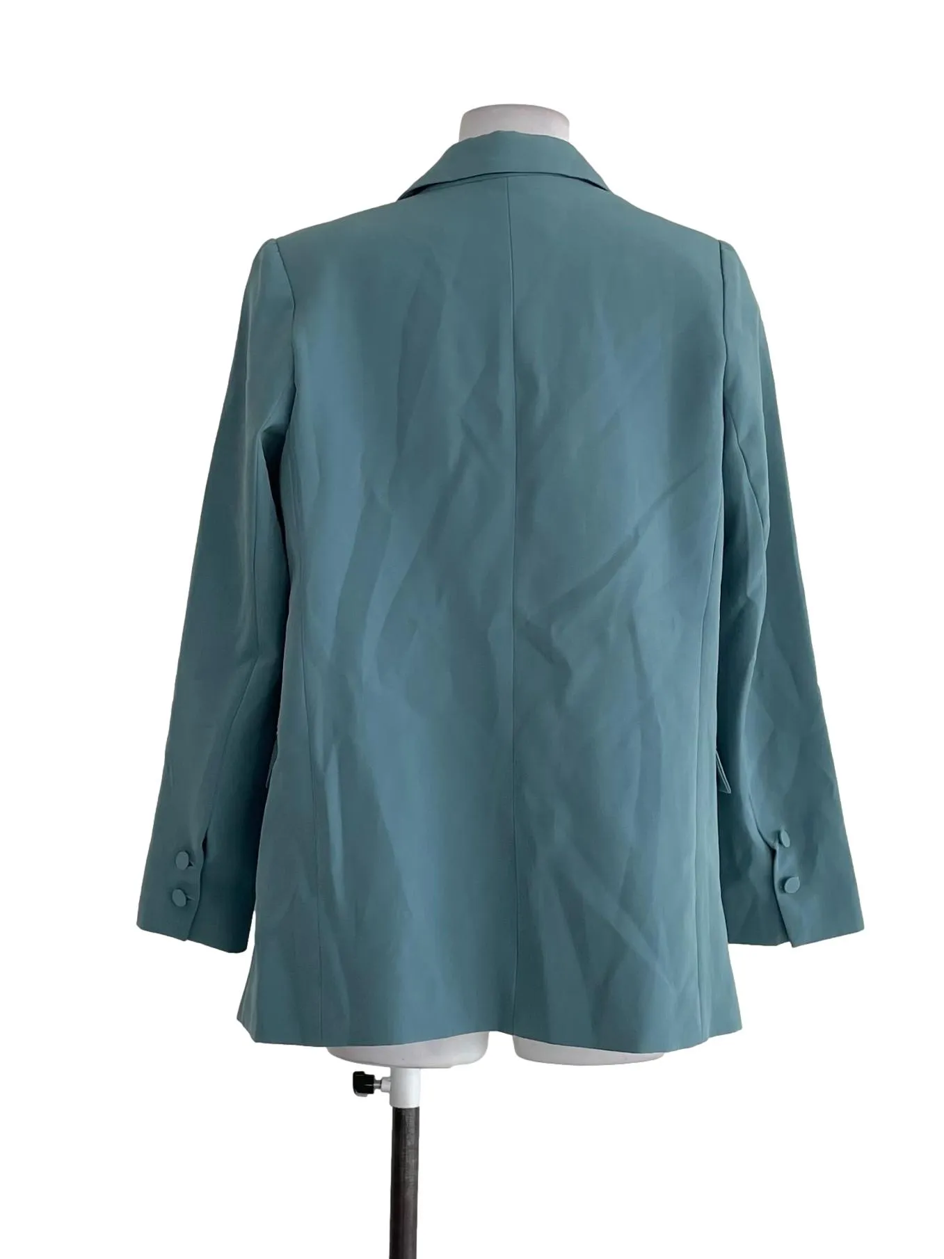 Teal Blue Casual Blazer