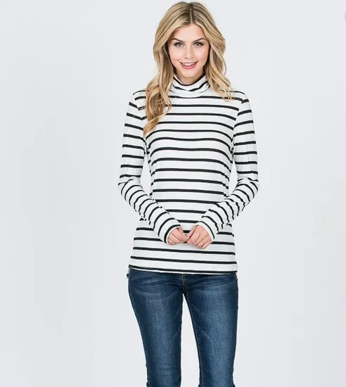 The Manhattan Mock Neck Top