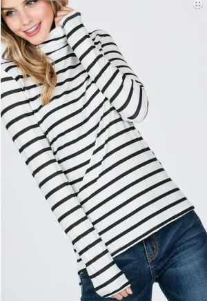 The Manhattan Mock Neck Top