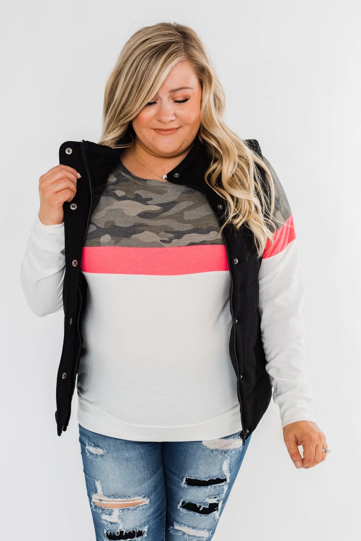 The Most Perfect Puffer Vest- Black