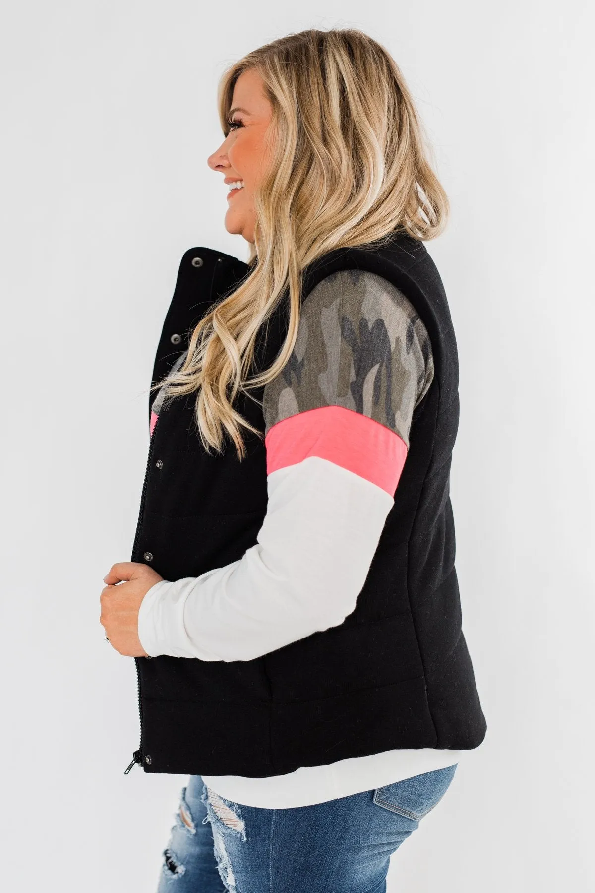 The Most Perfect Puffer Vest- Black