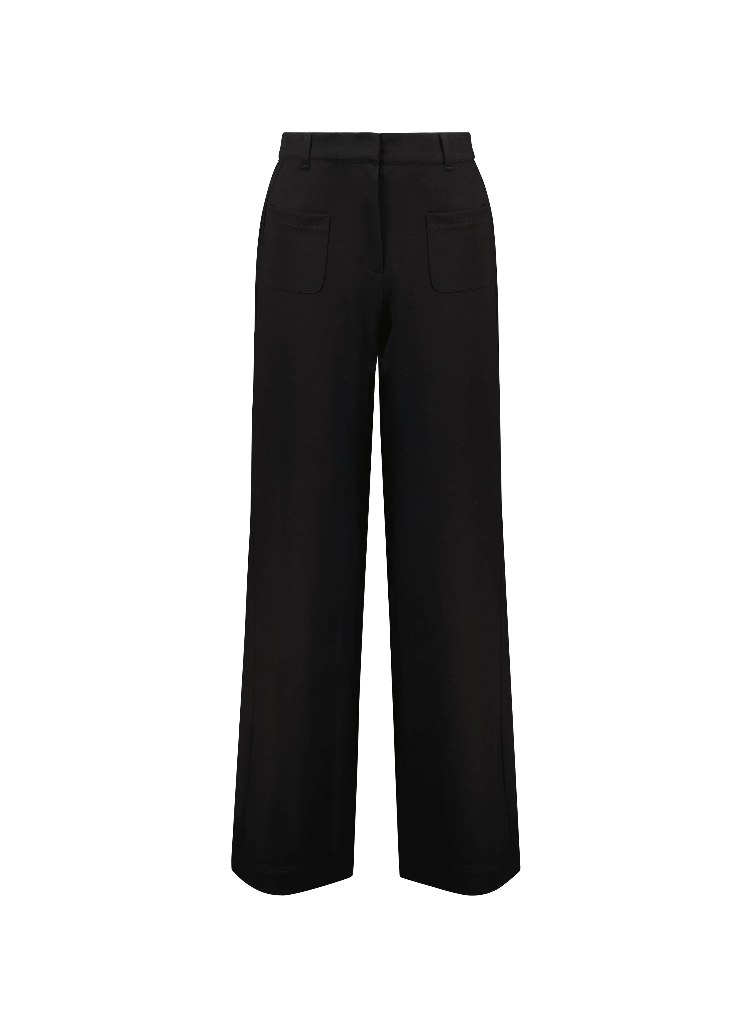 Thelma LENZING™ ECOVERO™ Trousers | Caviar Black