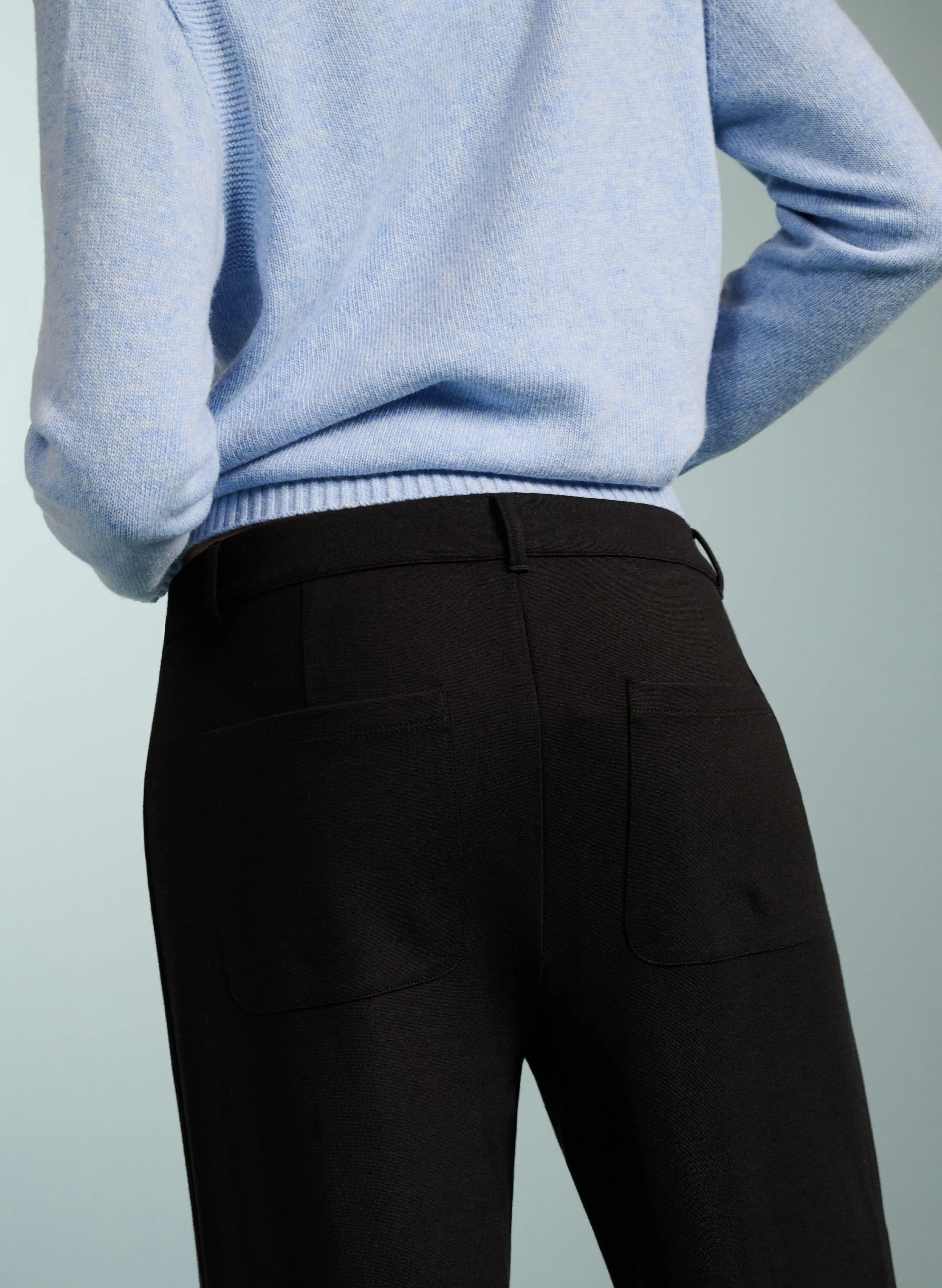Thelma LENZING™ ECOVERO™ Trousers | Caviar Black