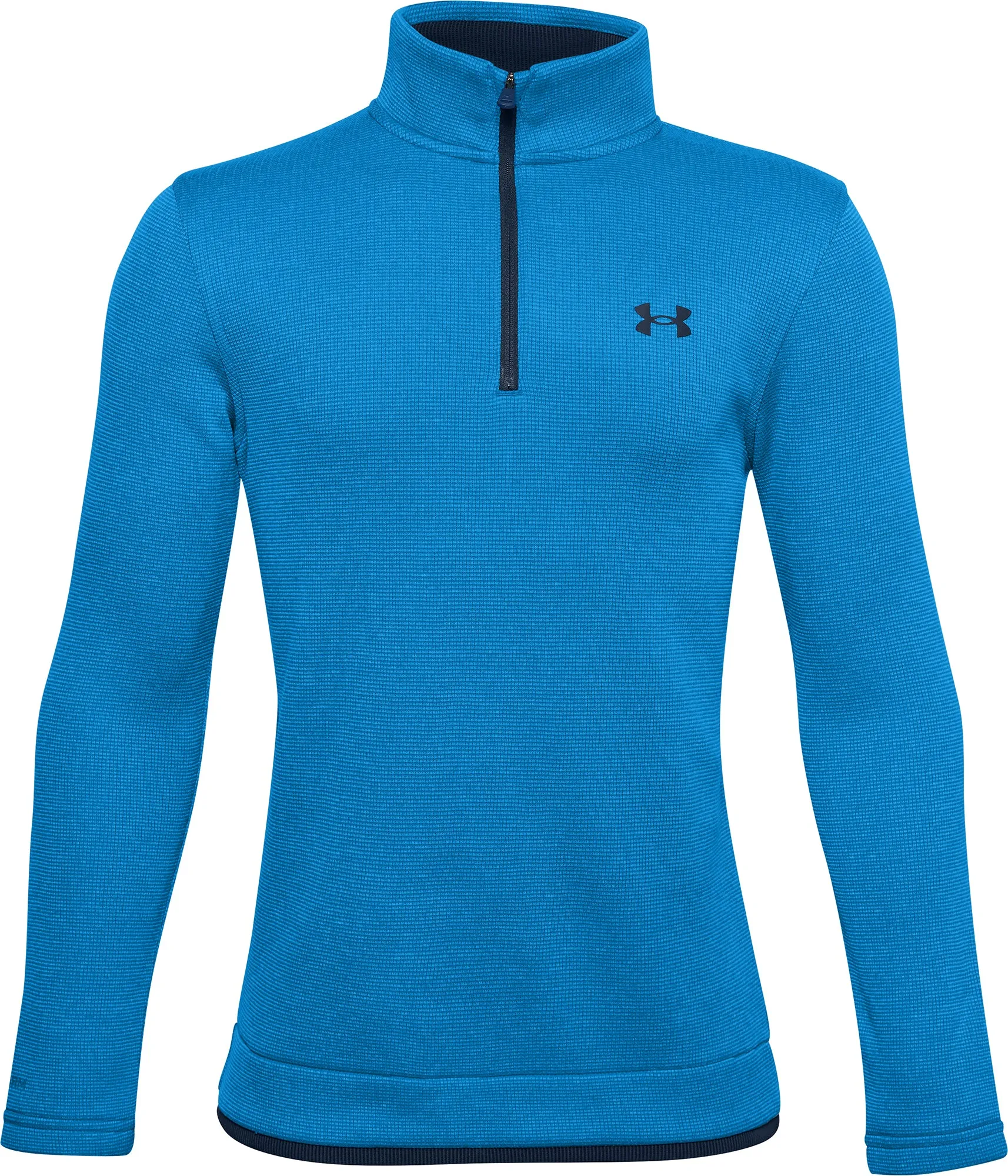 Under Armour SweaterFleece Half Zip Long Sleeve Junior Training Top - Blue