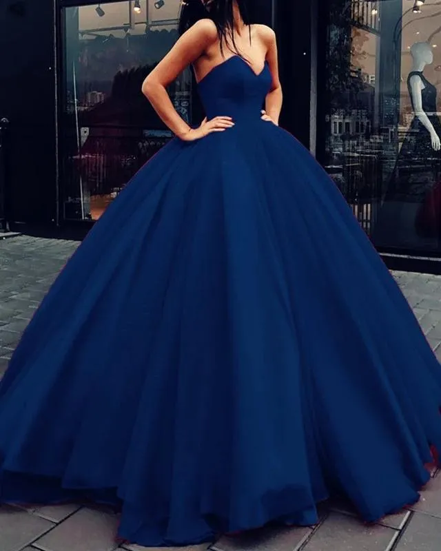 Unique Ball Gown Red Strapless Sweetheart Long Prom Dresses Quinceanera Dresses CP621