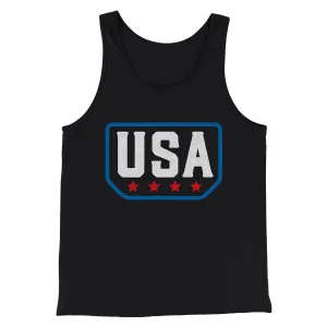 USA Badge Logo Men/Unisex Tank Top