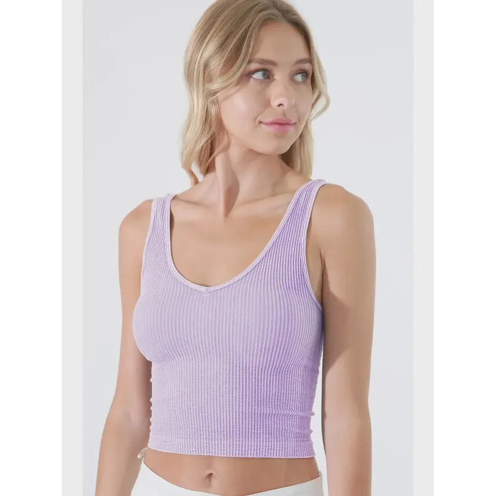 Vintage Reversible Crop Top