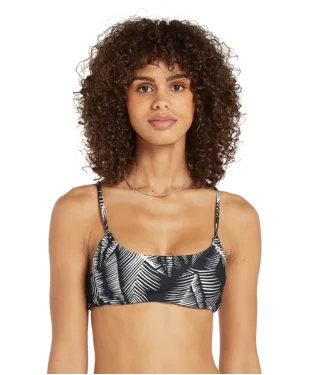 Volcom Stay or Leaf Scoop Bikini Top