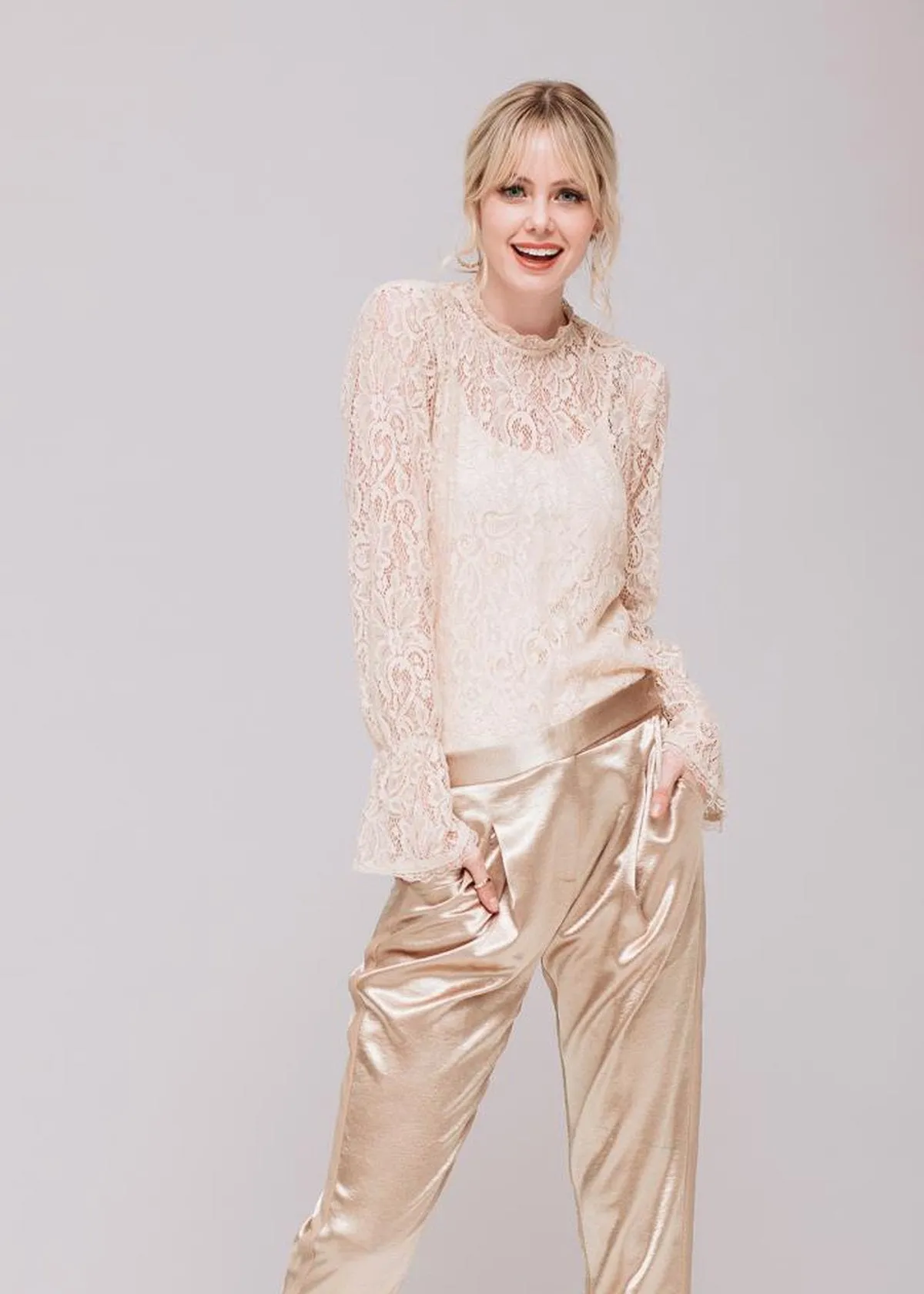Women's Lace Turtle Neck Top