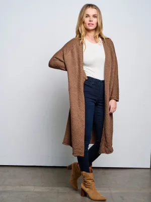 WOMEN'S LONG SLEEVE OPEN FRONT CARDIGAN