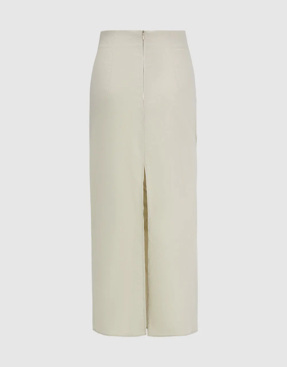 Wrapped Straight Skirt