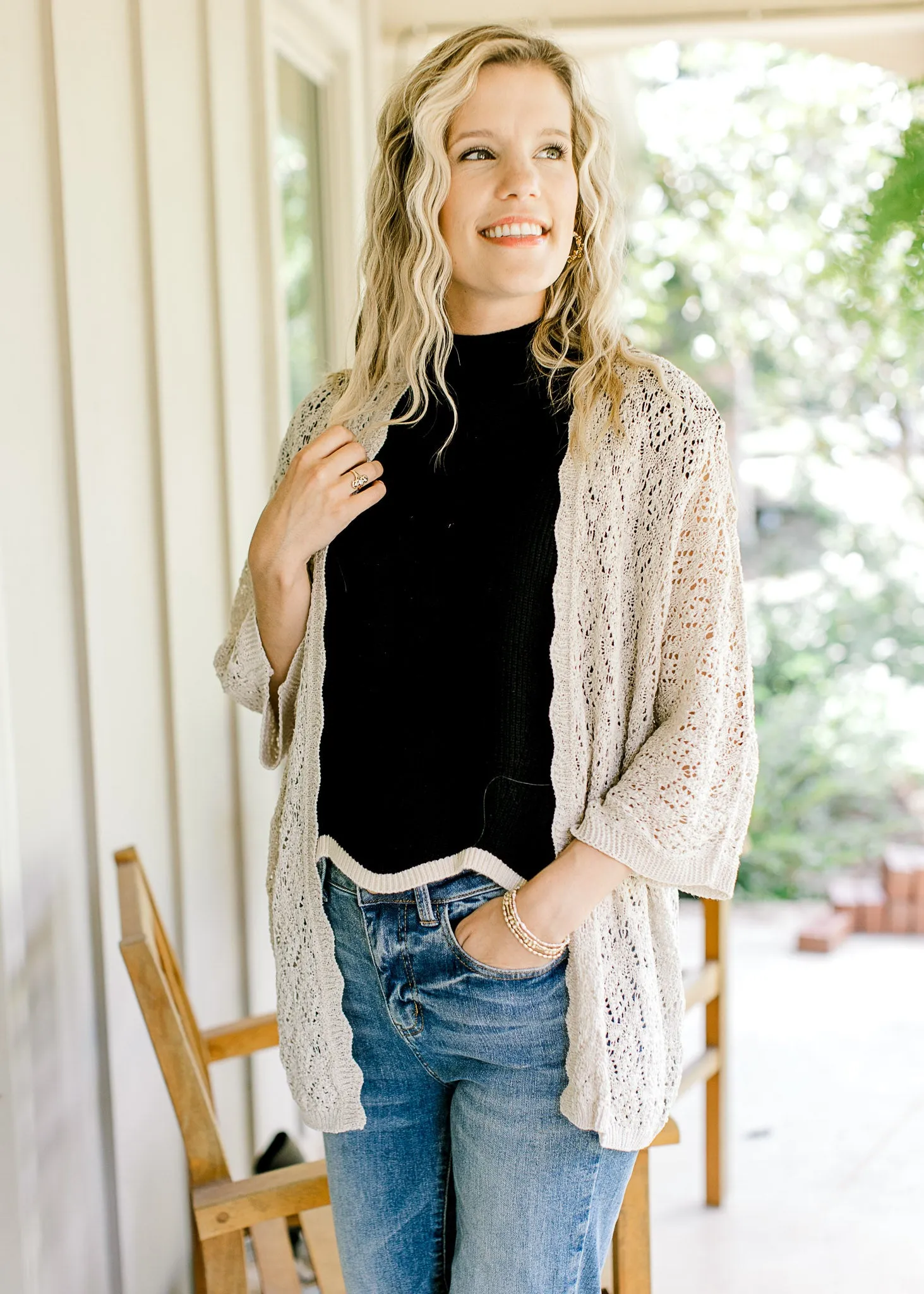 XZ Queens Lace Cardigan